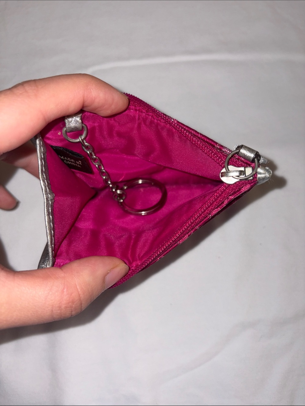 Coach Pink Metallic Coin Purse - Picture 5 of 7